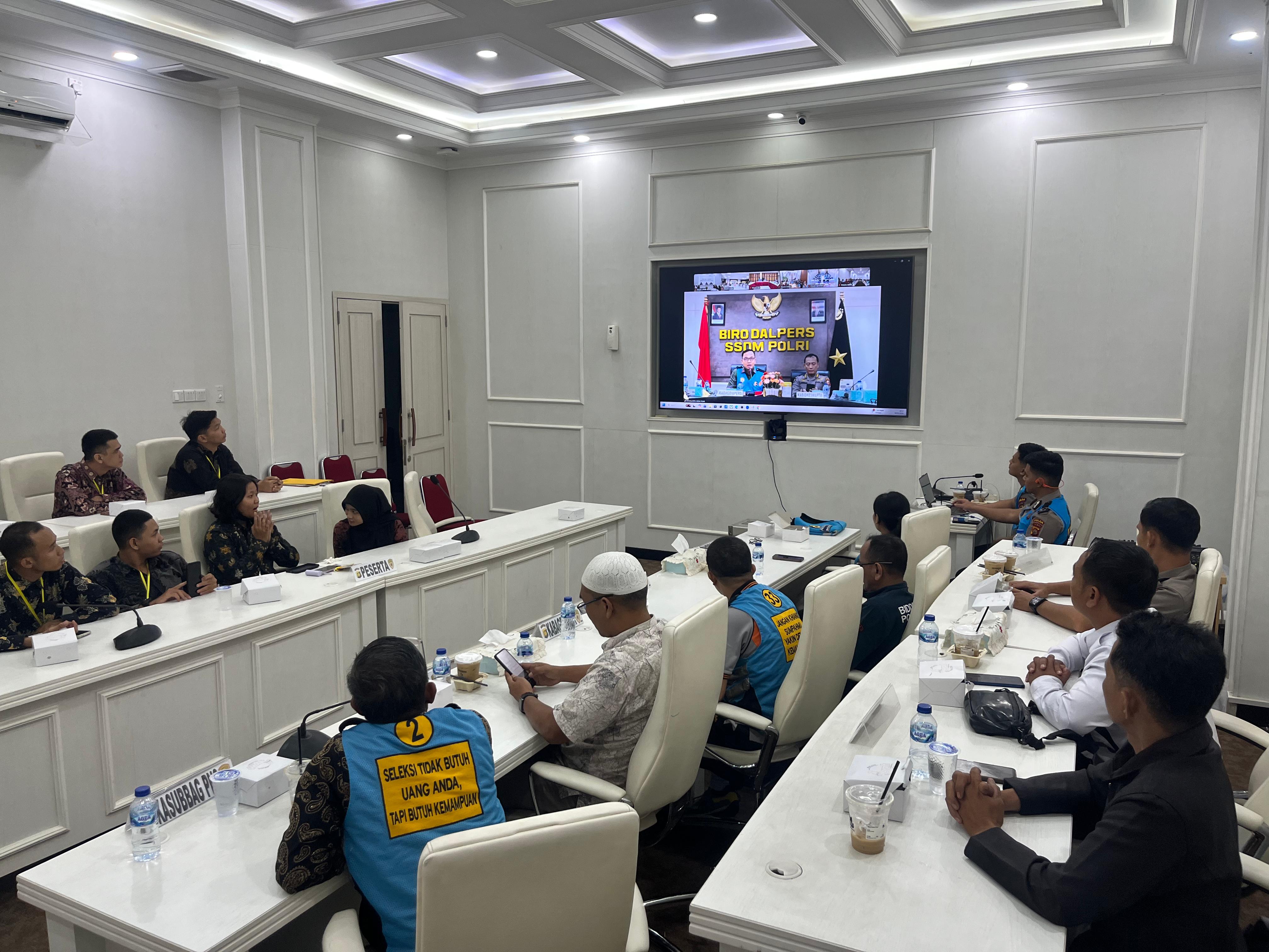 Sidang Menuju Rikkes Tahap II SIPSS T.A. 2026 Panda Polda Jambi Digelar Secara Zoom, Berjalan Aman dan Lancar