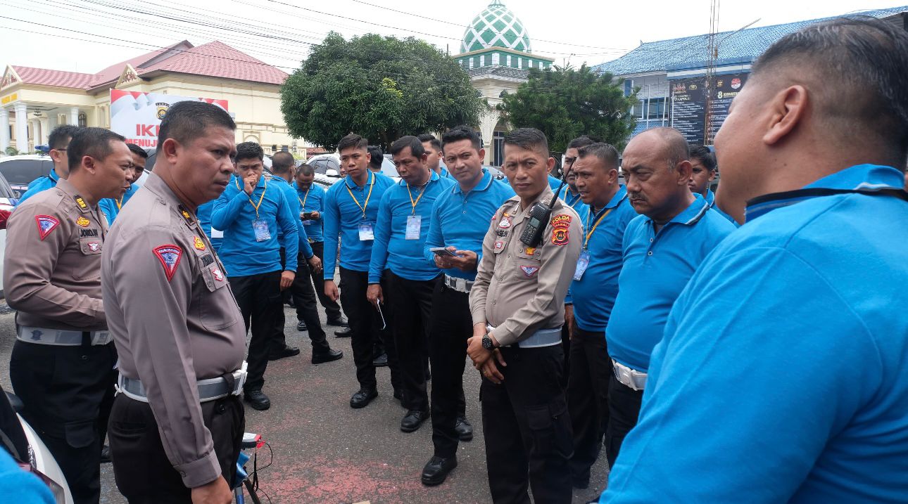 Bersama Satlantas Jajaran, Ditlantas Polda Jambi Gelar Pelatihan Alat Uji Kebisingan Knalpot Kendaraan Bermotor