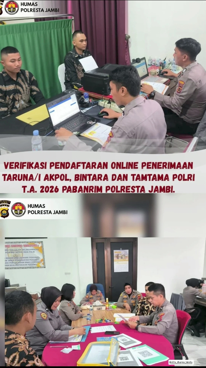 Batas Akhir Pendaftaran Polri 30 Maret, Belum Ada Perpanjangan, Polres/ta di Jambi Dipadati Casis