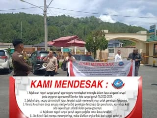 LSM Petisi Sakti Desak Kejari Tuntaskan Kasus Korupsi Damkar Sungai Penuh, Ancam Aksi Lebih Besar