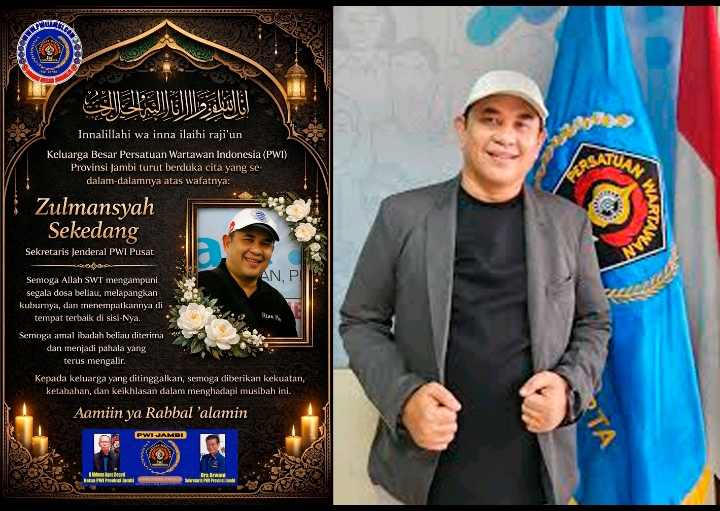 Kabar Duka: Sekjen Persatuan Wartawan Indonesia Pusat Zulmansyah Sekedang Tutup Usia