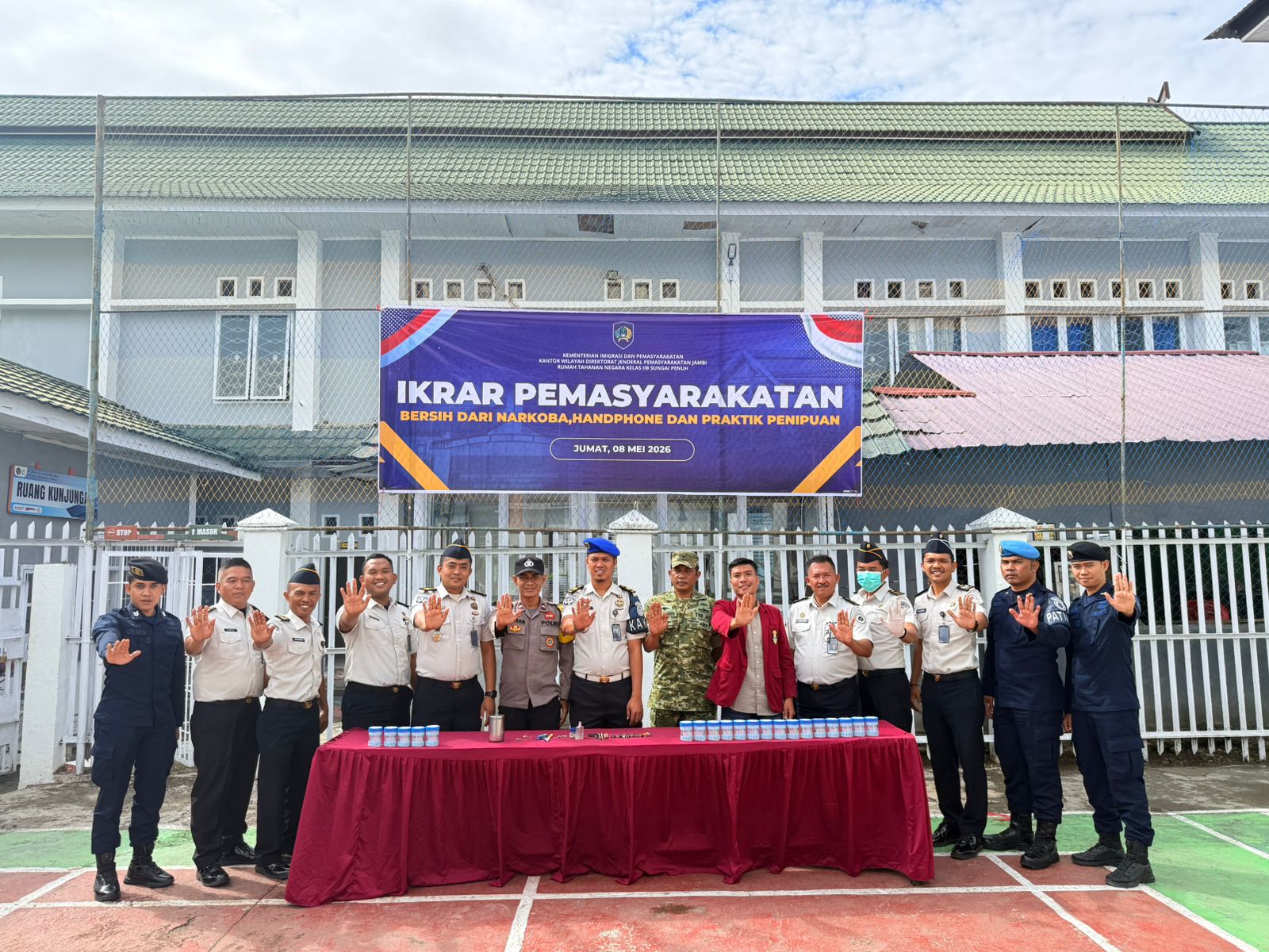 Rutan Sungai Penuh Perang Total Lawan HALINAR, Kamar WBP Dirazia dan Tes Urine Digelar