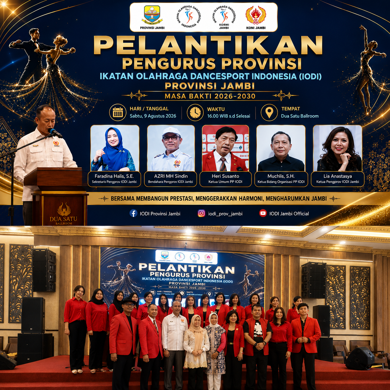 IODI Jambi Resmi Dilantik, Siap Gerakkan Harmoni dan Harumkan Nama Jambi