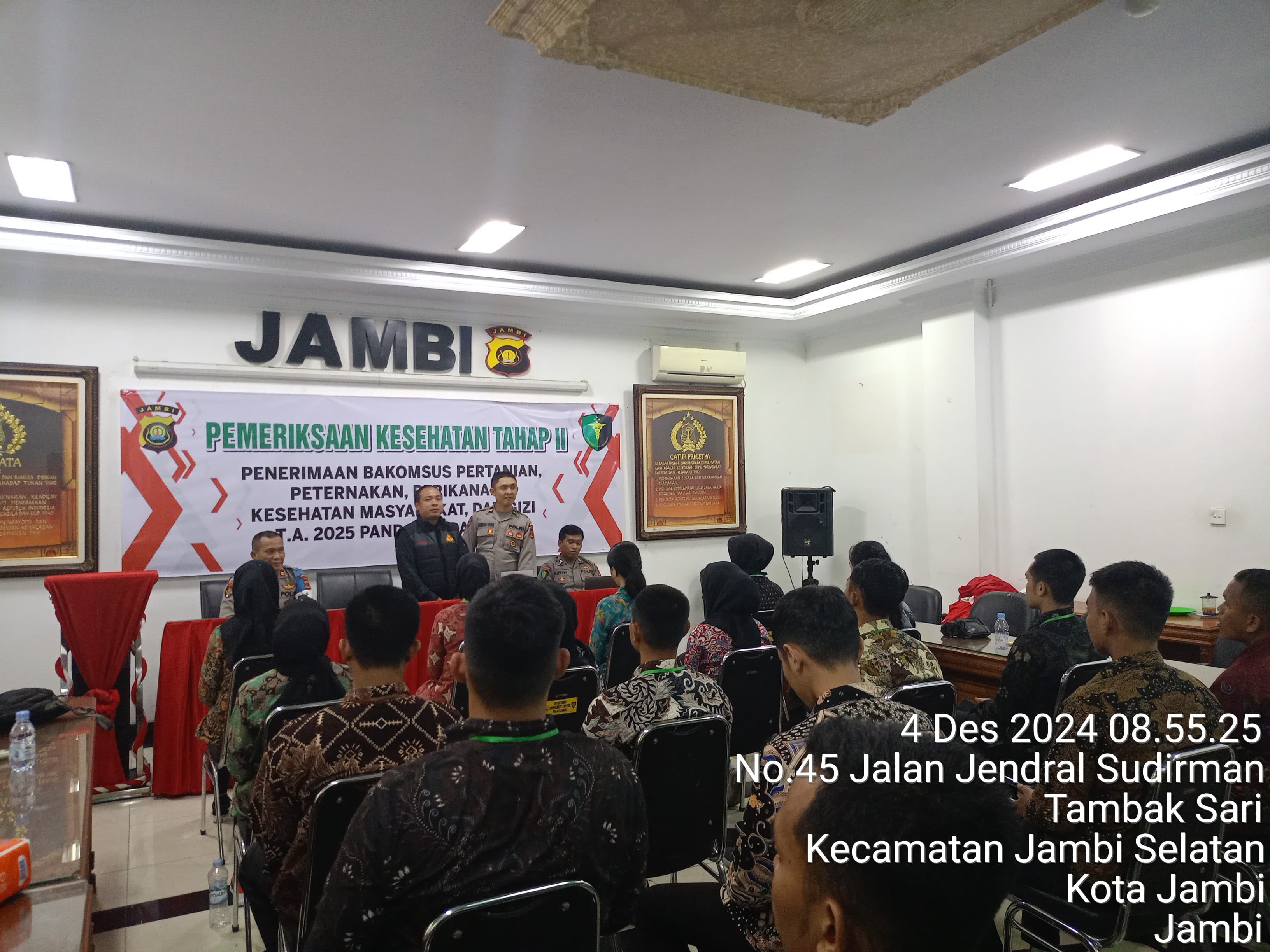 Seleksi Bangkomsus Polri T.A. 2025 Panda Polda Jambi: 2 Peserta Gugur, 17 Lolos ke Tahap Jasmani
