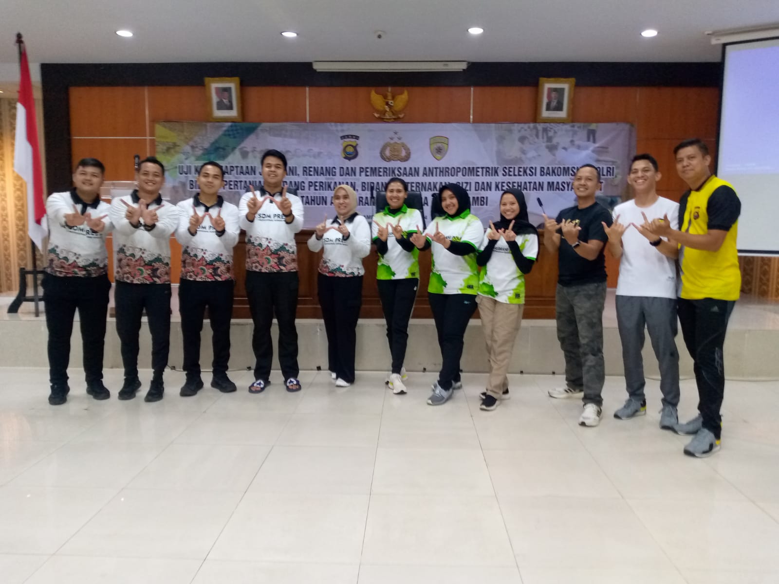 Wajah-Wajah Profesional di Balik Seleksi Jasmani Bakomsus Polri 2025: Tim Unggulan Polda Jambi