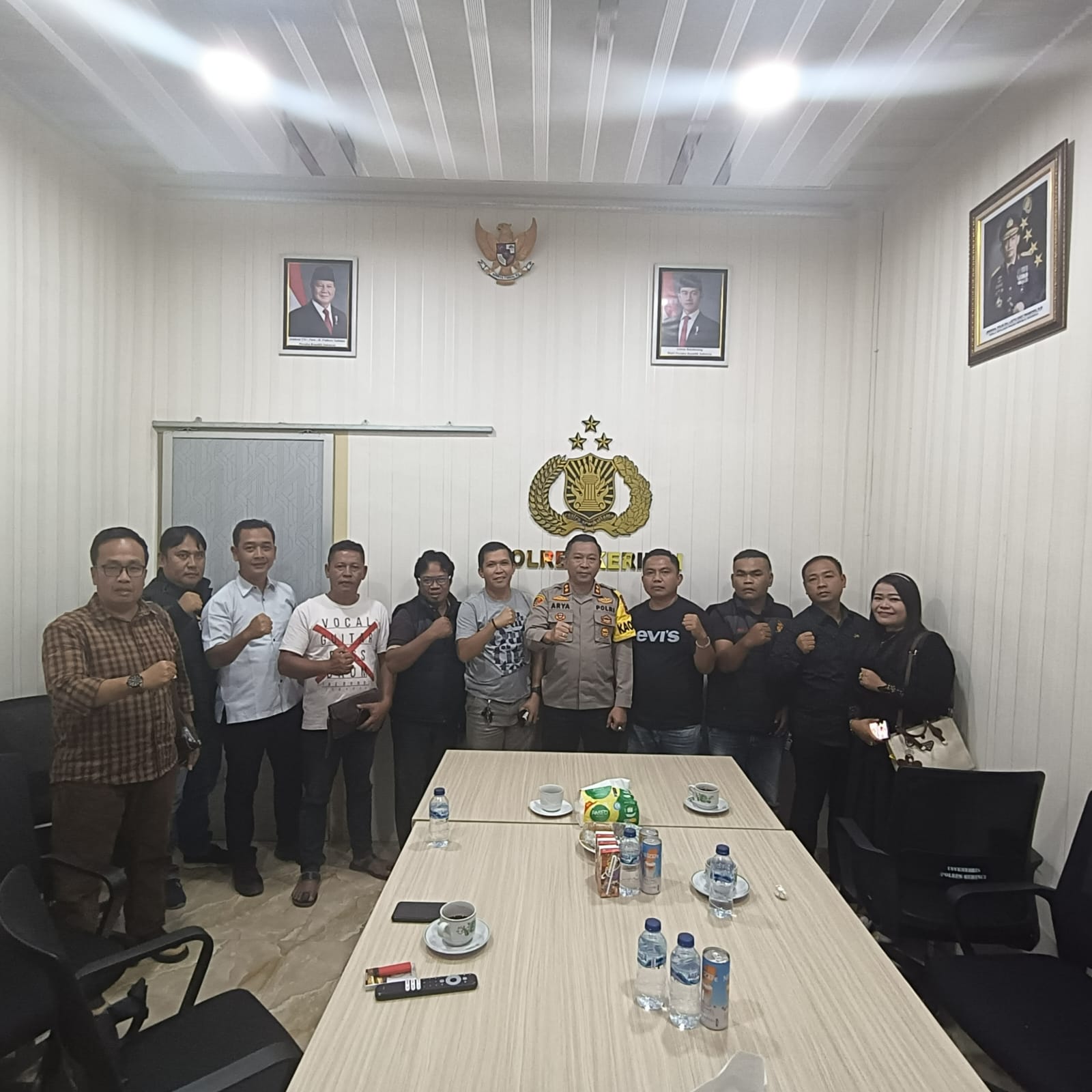 Kapolres Kerinci Sambut Hangat LSM Semut Merah dalam Silaturahmi, Siap Bersinergi