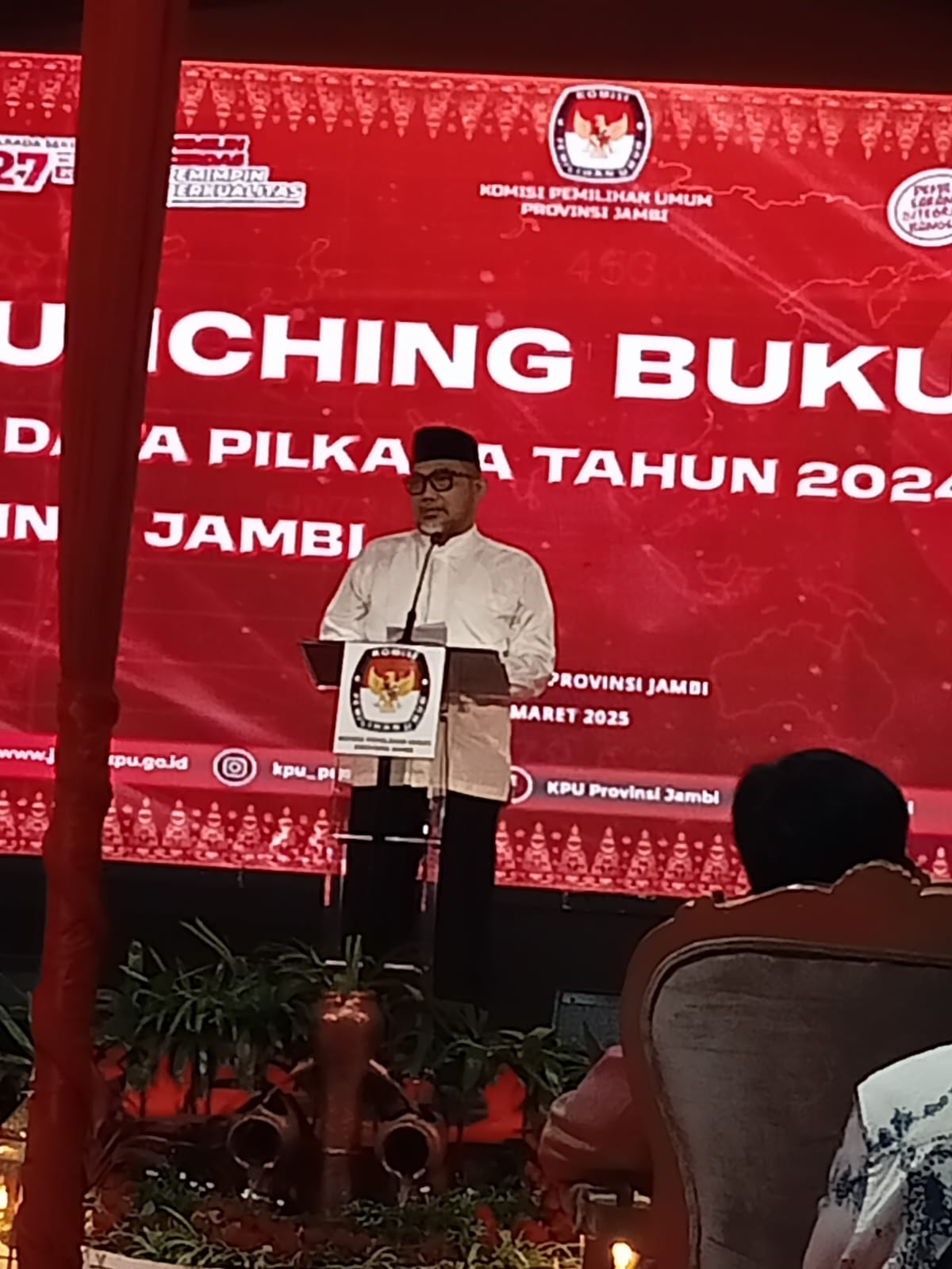 KPU Launching Buku Peta Data Pilkada 2024