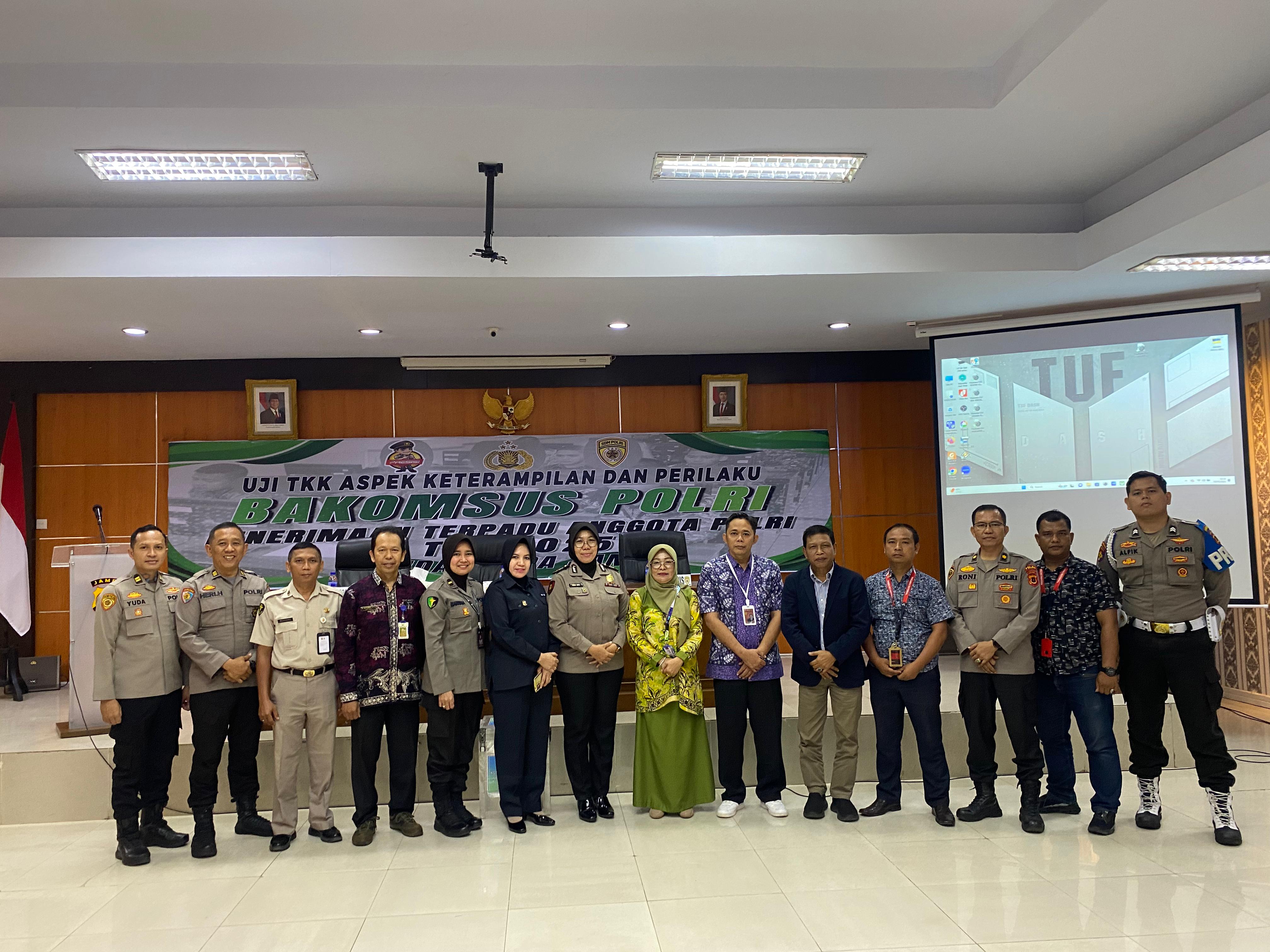 Polda Jambi Gelar Uji TKK Bakomsus Polri TA 2025: Profesional, Transparan, dan Terbuka