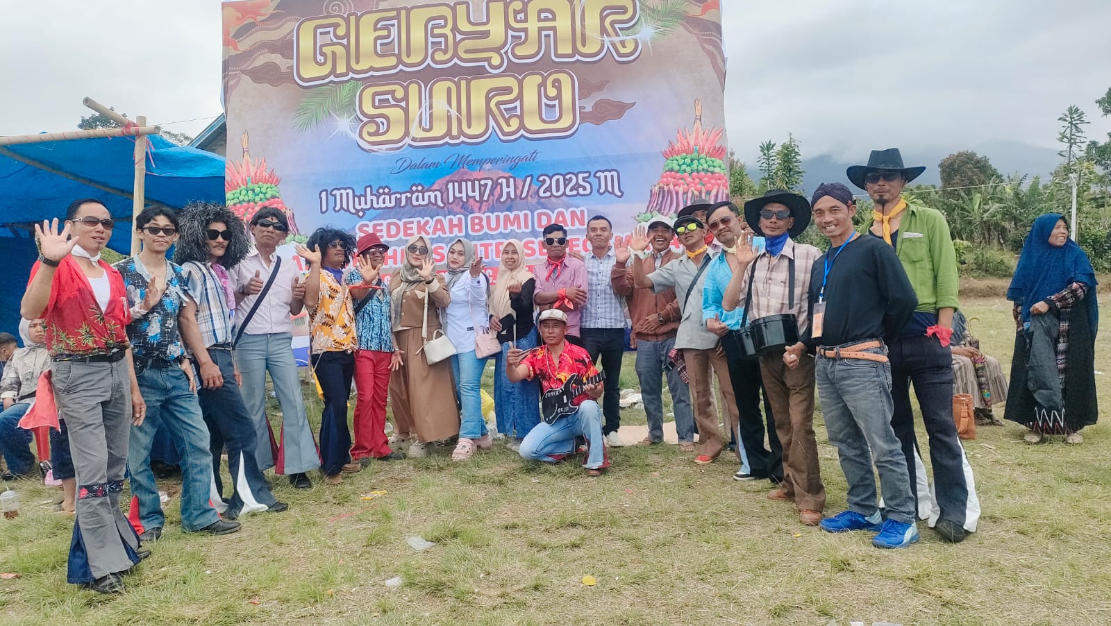 Gegap Gempita Sedekah Bumi Desa Gunung Labu: Gebyar Suro 1 Muharam Penuh Kreativitas dan Rasa Syukur