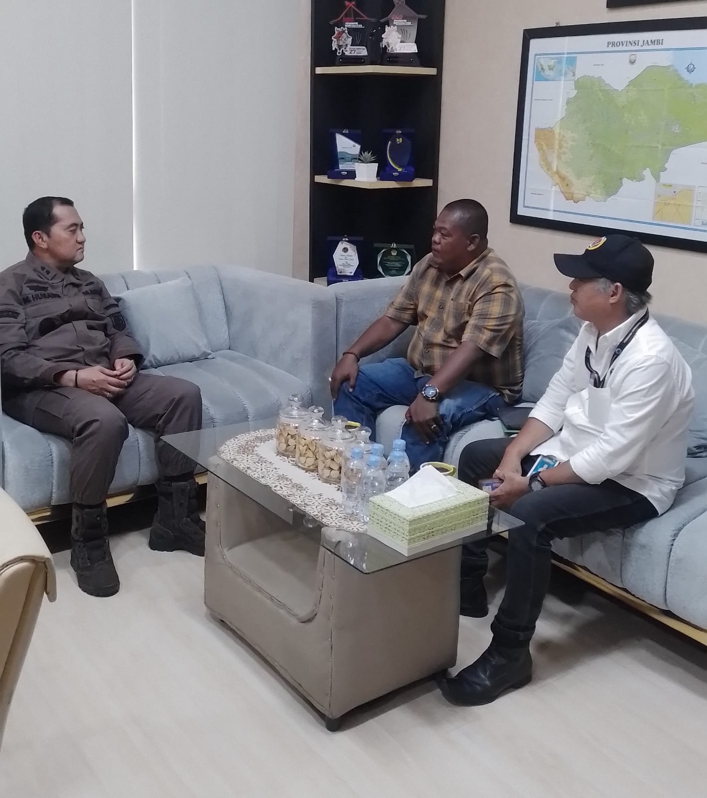 Panpel HPN PWI Jambi Lakukan Audiensi, Asintel Kejati Jambi Beri Sambutan Hangat