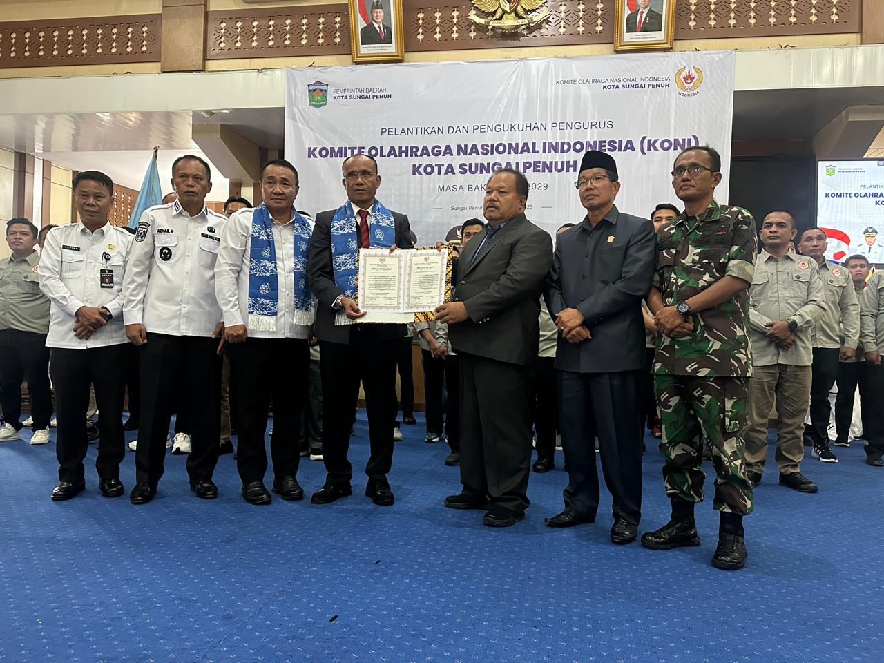 Resmi Dilantik, Ini Susunan Lengkap Pengurus KONI Kota Sungai Penuh 2025–2029