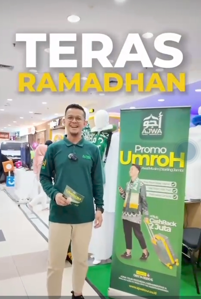 Ajwa Tour Indonesia & Ihram Wisata Hadirkan Teras Ramadhan di Jamtos, Promo Umroh & Cashback Menarik