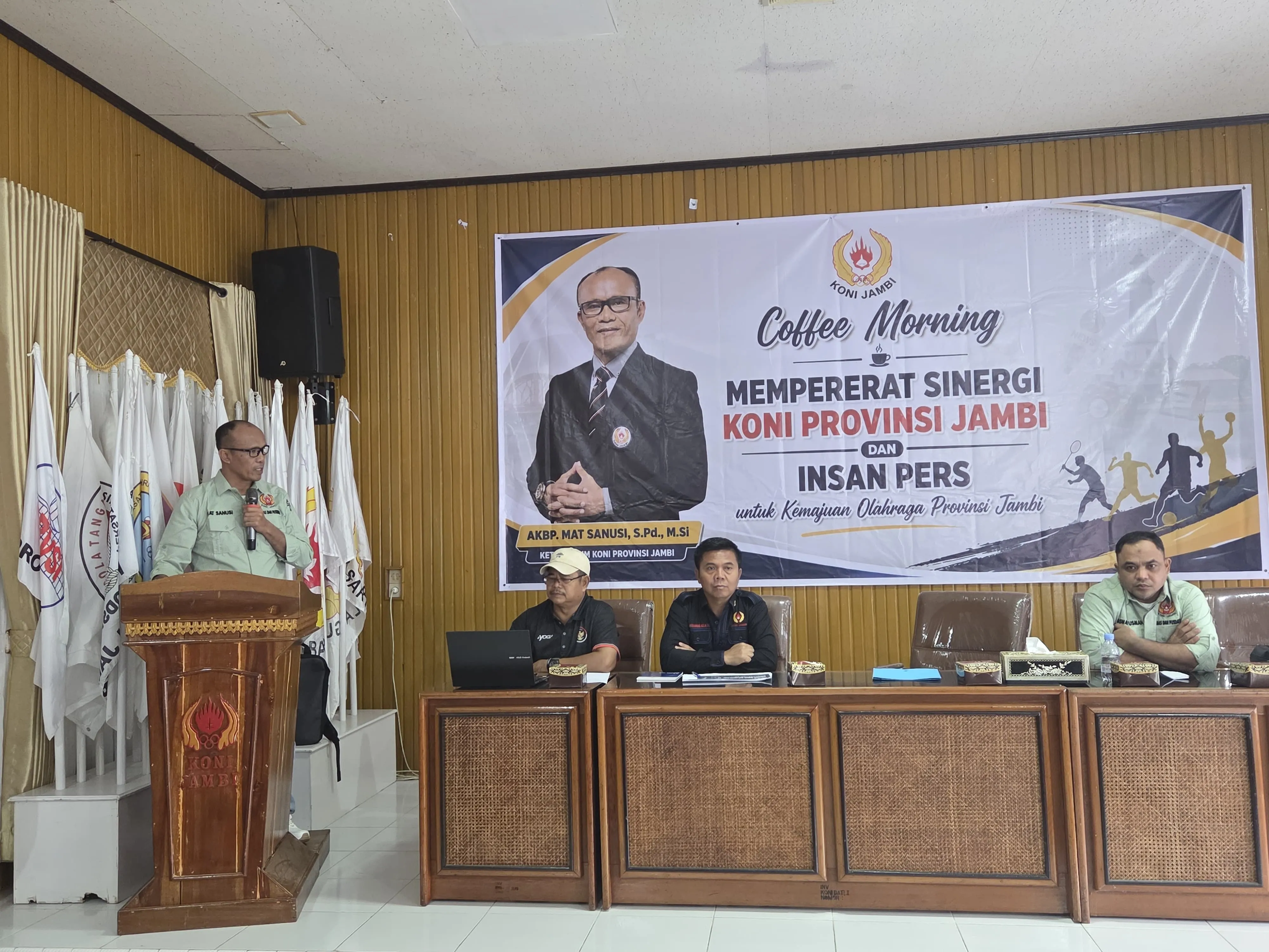 KONI Jambi Gandeng Pers dan Korporasi, Bidik 10 Besar PON Lewat Program Bapak Angkat
