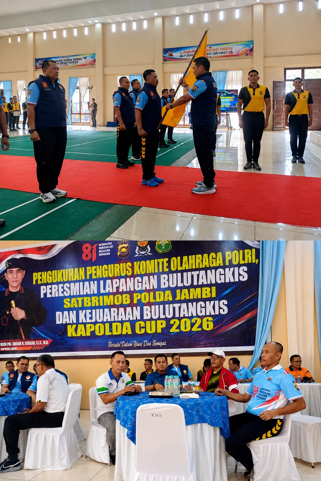 Kapolda Jambi Buka Kapolda Cup 2026, Ketua KONI dan PBSI Hadir